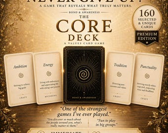 Core Values Cards printable product preview