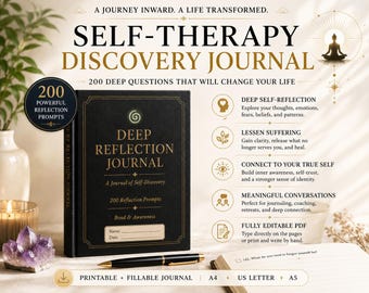 Deep Reflection Journal printable product preview